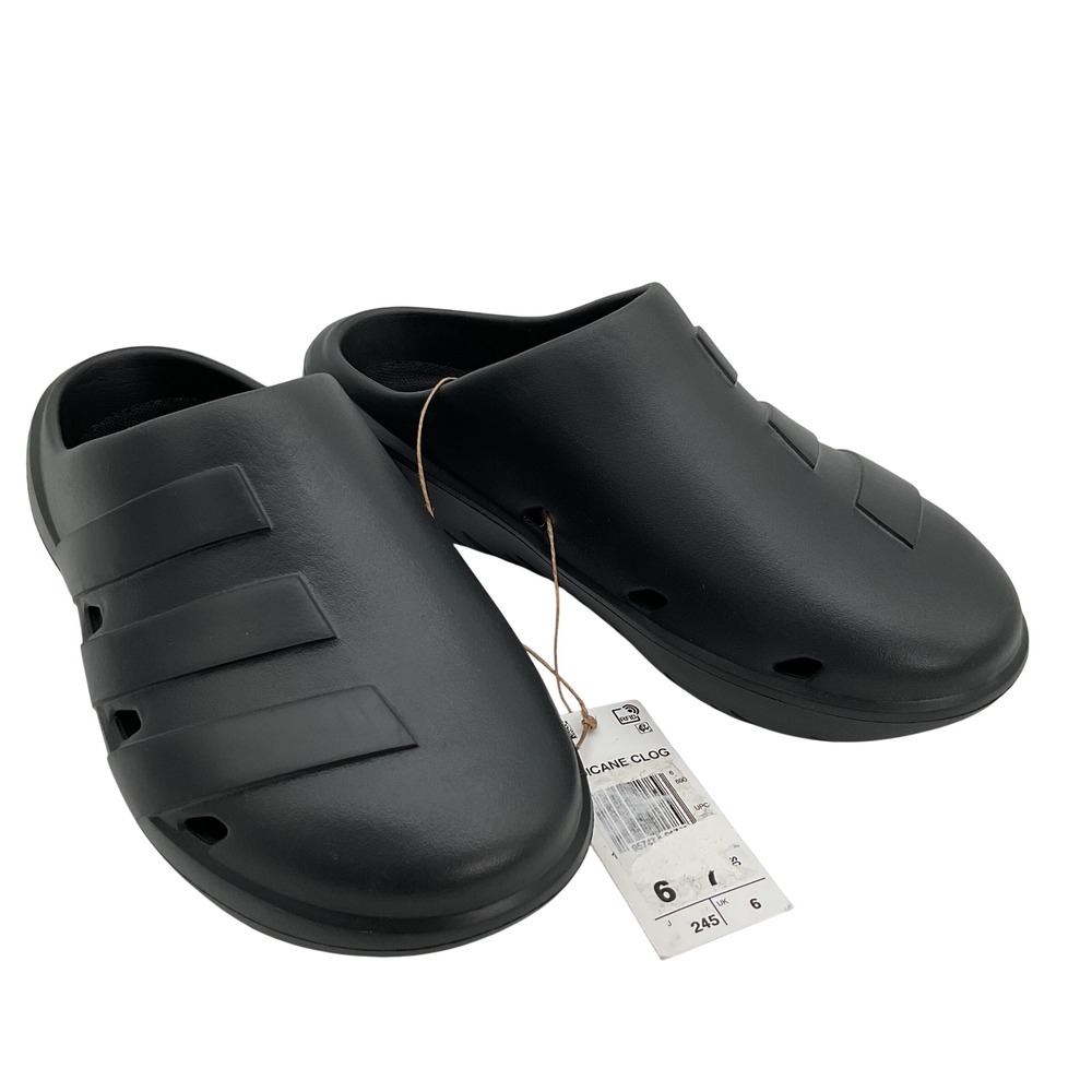 Adidas Adicane Clog Mens 6 Core Black Carbon Bio-Based EVA Slip On HQ9918 NEW